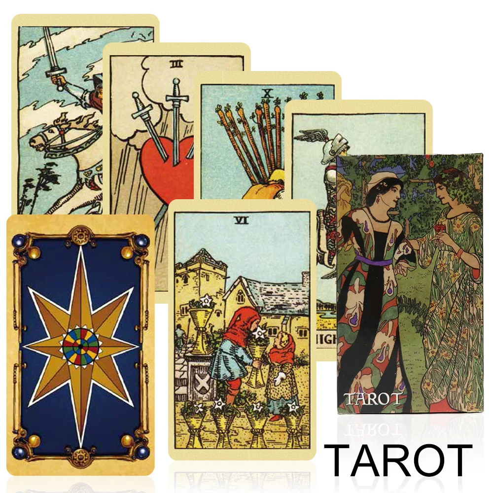 Классические карты smith tarot deck Заводская работа высокого качества подвижность для личного использования карты игры, настольные игры
