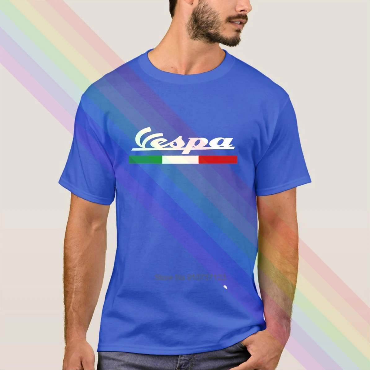 Новинка 2020 летняя повседневная футболка Vespa одежда из 100% хлопка Футболка женская