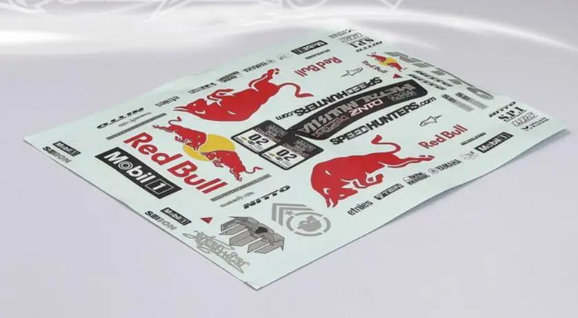 Mazda decal 2 1/10 RC автомобиль прозрачное тело 190 мм NNissan S13 S15 GTR34 35 180SX RX8 RX7 дрейф местности - Цвет: Mazda decal 2