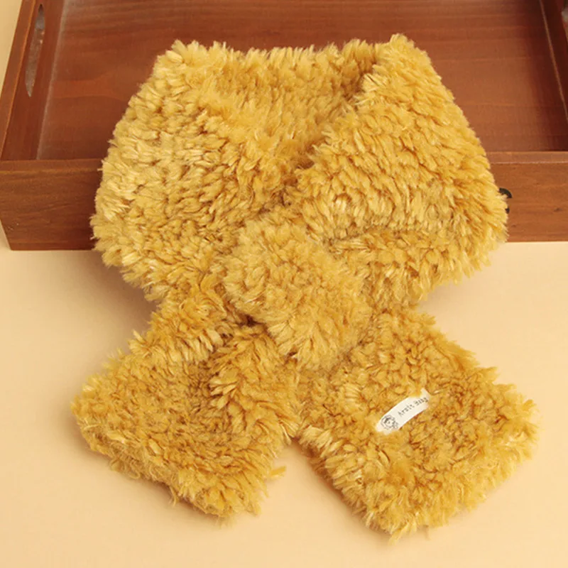 Новинка Осень-зима 2020 плюшевый Детский шарф для мальчиков девочек детей женщин