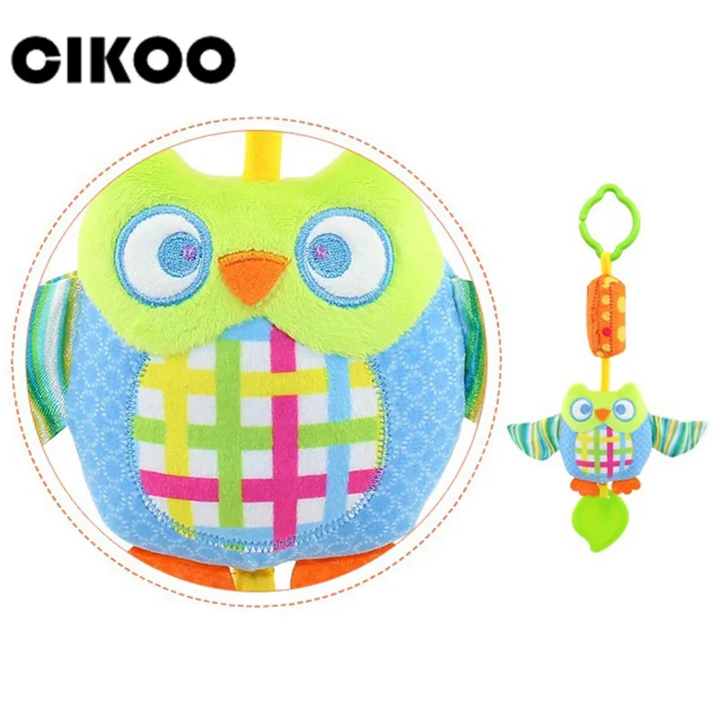 Мультяшная птица ребенок Подвесные погремушки новорожденный мобильный телефон