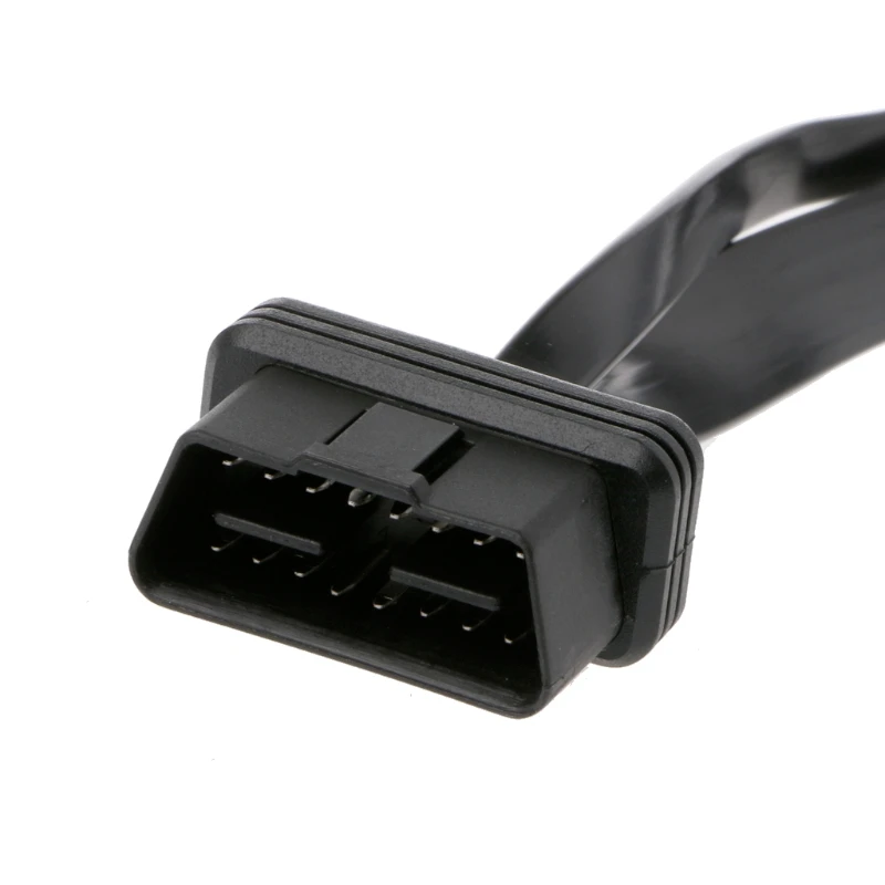 

16 Pin OBD2 Y Splitter with Switch Male To Double Female 2 in 1 Extension Cable