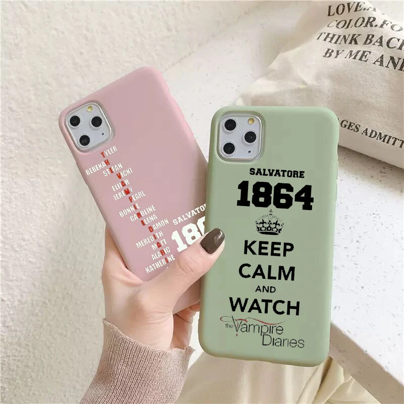 Мягкий чехол из ТПУ для iPhone 11Pro 12pro Max 6 7 8 plus SE2020 XR XS Дневники вампира Стефан Деймон