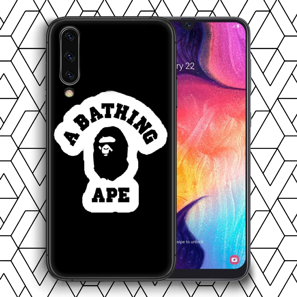 

Camouflage Pattern Camo bape Phone Case Cover For Samsung Galaxy A 8 10 11 20E 21 30 40 50 51 70 71 81 S black Back Trend