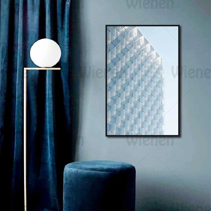 

Mediterranean Architecture Ocean Seascape Poster Summer Beach Landscape Print Canvas Painting Modern Wall Art Picture Home Decor