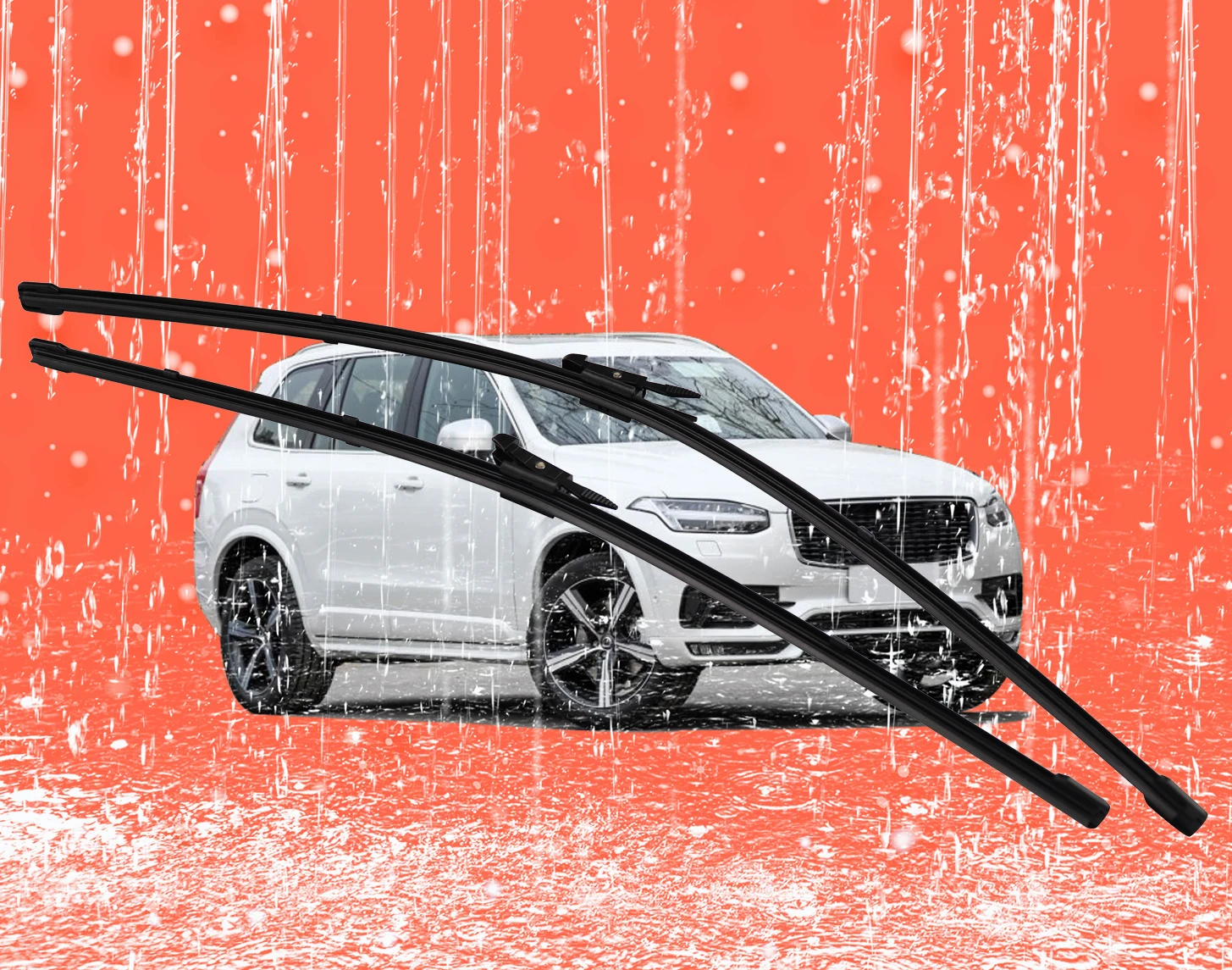 2 шт. набор лезвий стеклоочистителей на лобовое стекло 24 &quot+ 22&quot подходит для VOLVO