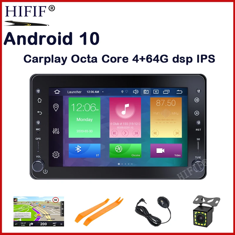 Автомобильный мультимедийный плеер DVD-плеер на Android 10 7 дюймов для Alfa Romeo Spider Brera 159