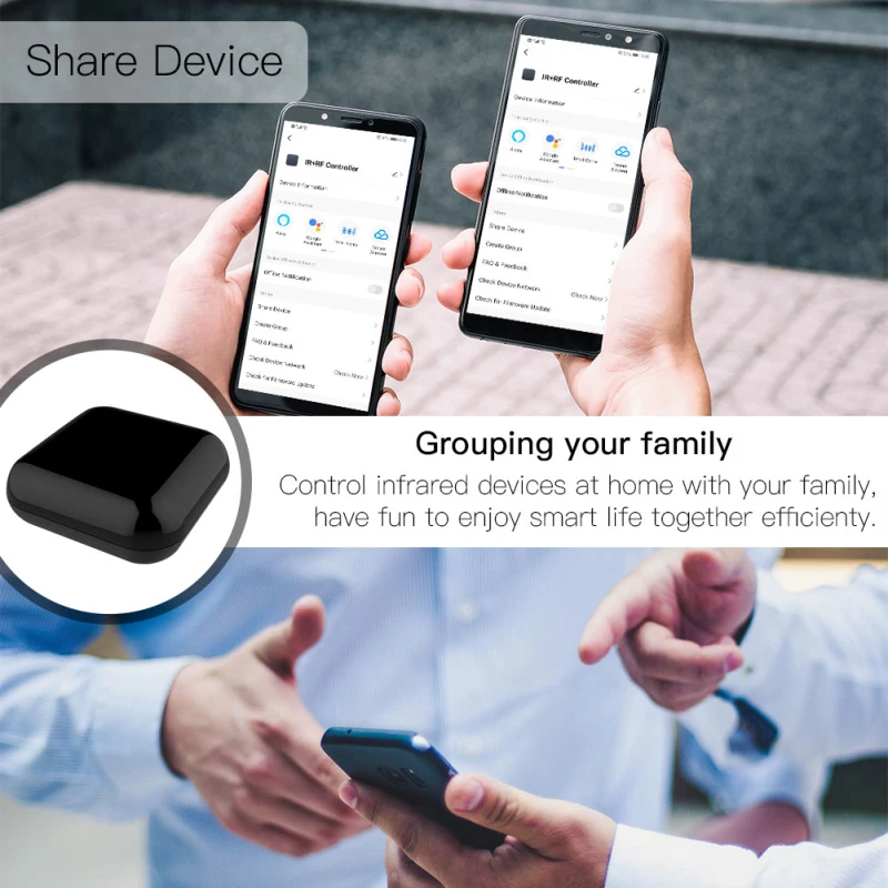 

2020 WiFi RF IR Universal Remote Controller RF Appliances Appliances Tuya Smart Life App Voice Control Via Alexa Google Home