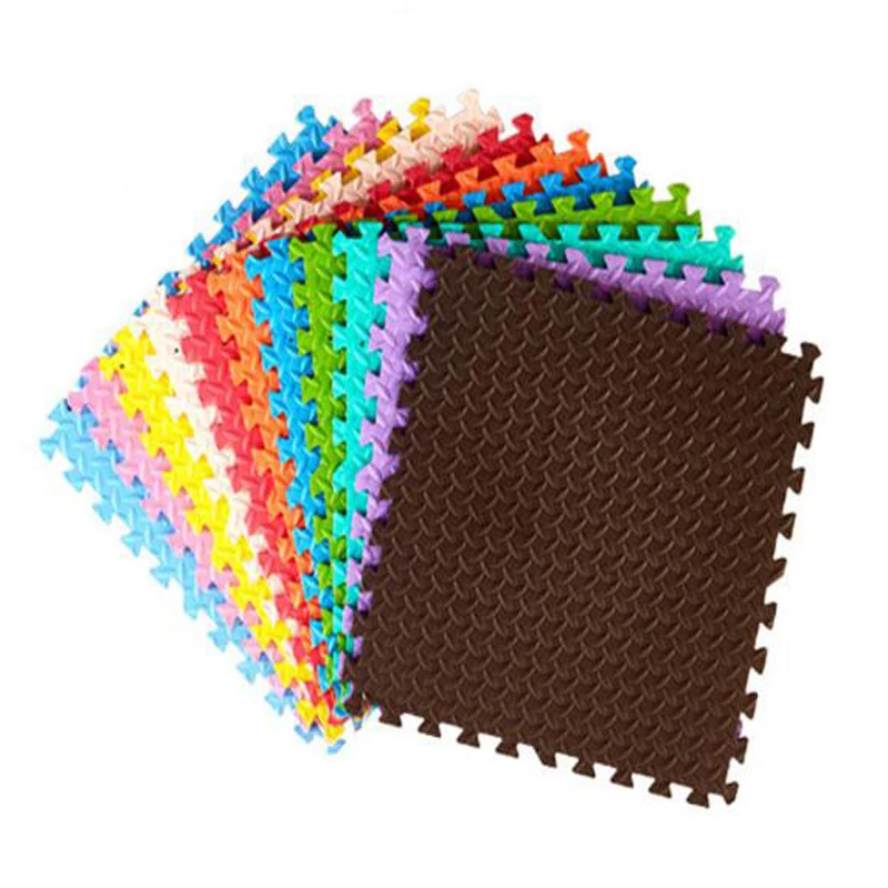 6 шт./лот детский игровой коврик с рисунком в виде листьев Противоскользящий ПЭ