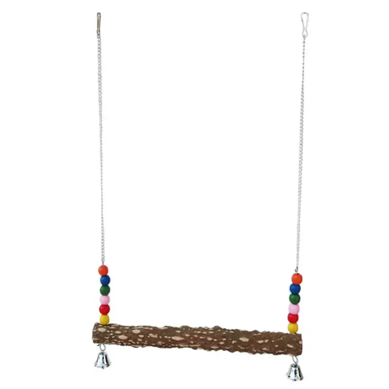 Натуральные Деревянные куриные качели игрушки для кур большая птица попугай ара