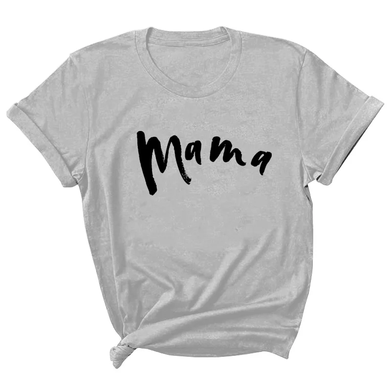 

Simple Mama Letter Print Women T Shirt Short Sleeve ONeck Loose Women Tshirt Ladies Tee Shirt Tops Clothes Camisetas Mujer
