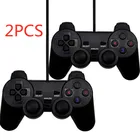 USB проводной ПК игровой контроллер геймпад Ударная вибрация джойстик игровой коврик джойстик Управление для ПК компьютера ноутбука игра в игры