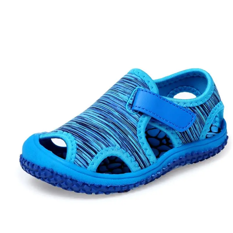 Весенне-летние детские сандалии для мальчиков и девочек пляжные нескользящая