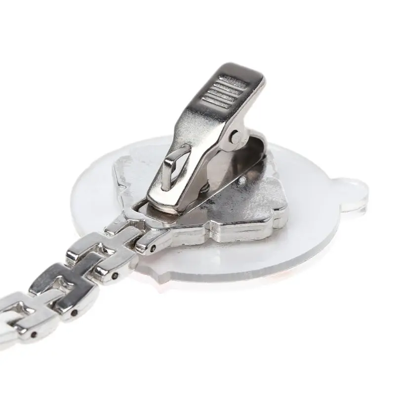 

Cute 3D Cartoon White Bear Nurse Watch Pocket Watches Doctor Jewelry Portable Acrylic Hang Clip