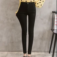 closed belly show thin magic pants leggings in autumn and winter small feet high waist and pants for women