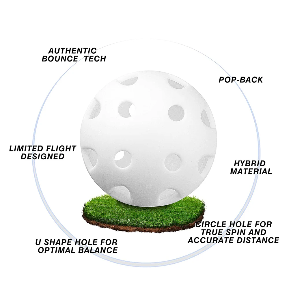 

12/50Pcs 41mm 26 Holes Golf Ball New High Quality Indoor Outdoor Toy Ball Golf Ball Sport Ball Hole Ball Exercise Accessories