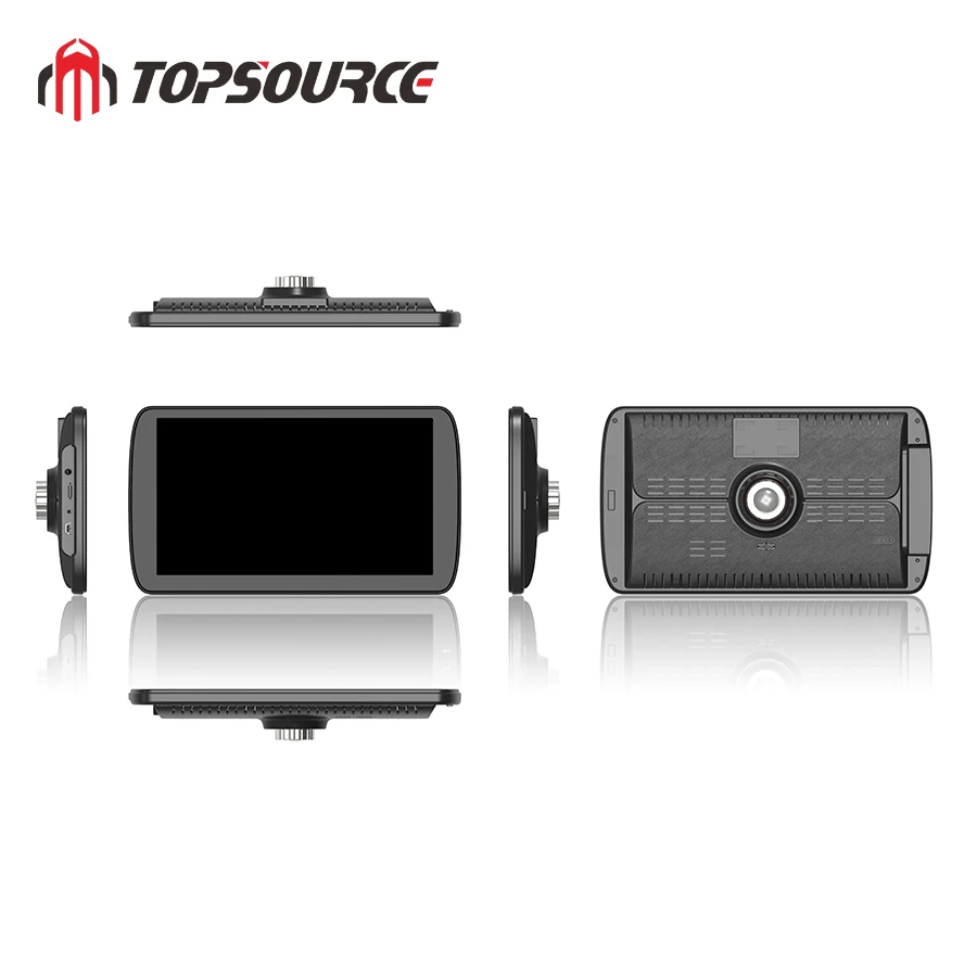 Автомобильный видеорегистратор TOPSOURCE 9 дюймов ANDROID 6 0 1 ГБ/16 ГБ Full HD 1080P камера GPS