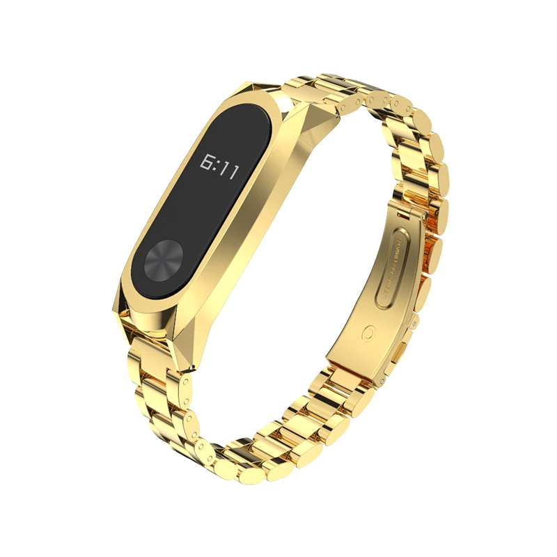 Металлический ремешок для mi Band 2, браслет для Xiaomi mi Band 2, ремешок на запястье mi band 2, ремешок для умных часов из нержавеющей стали, металлические браслеты