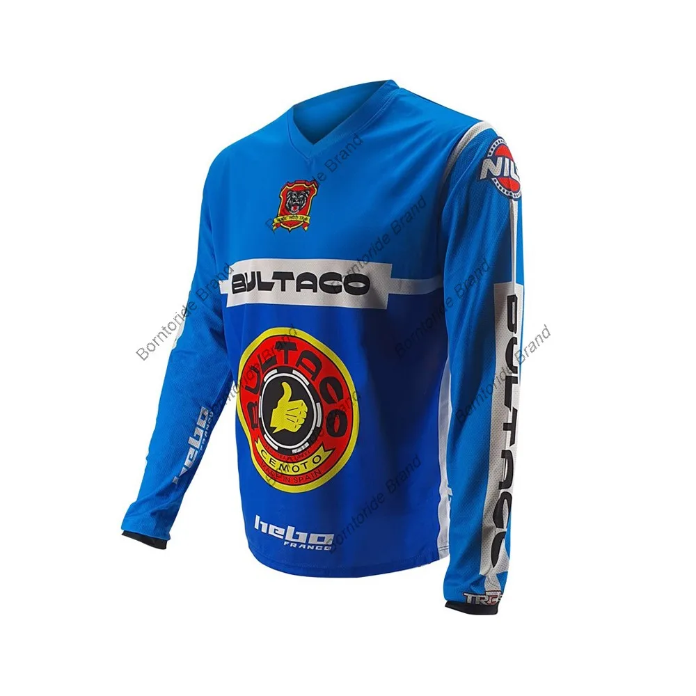 Motorcycle Bike Team 2021 Downhill Mountain Jersey MTB BMX DH Offroad Bicycle Long Sleeves Shirt Cross Country Cycling | Спорт и
