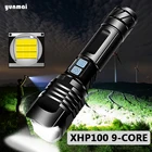 Мощный тактический светодиодный фонарик XHP70.2, масштабируемый фонарик, перезаряжаемый от Usb, фонарь 18650 26650 Battey XHP100 9-ядерный, высокое качество