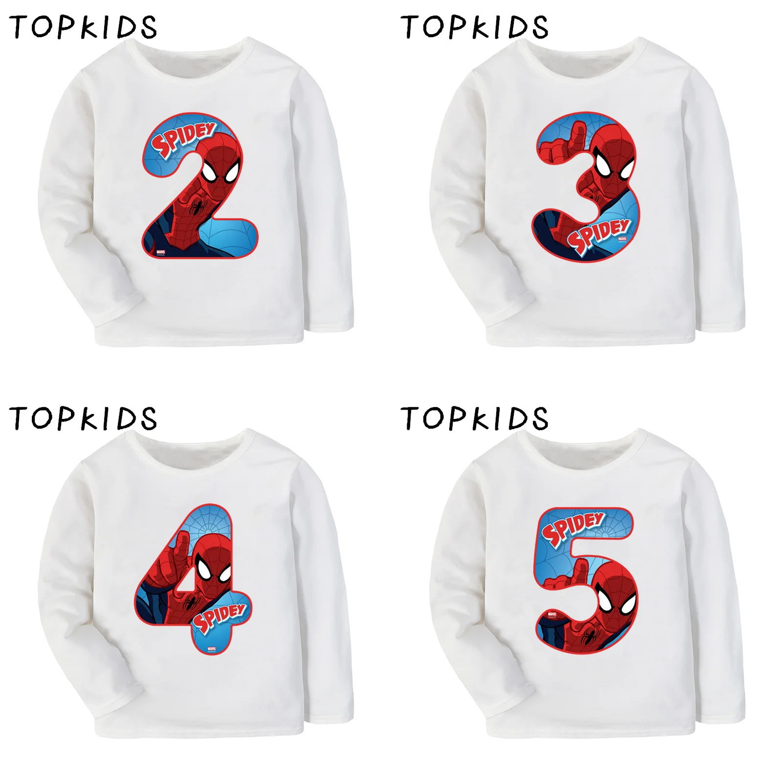 Детские рубашки с длинным рукавом мультяшным принтом для мальчиков и девочек на