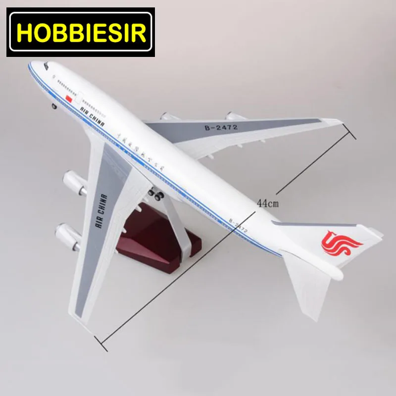 47 см 1/150 масштаб самолета Boeing B747 Air China Southern Airlines AIR way модель игрушки W светильник и