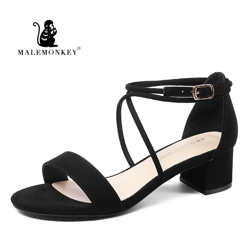 2019 г. Новые Бежевые черные сандалии летние офисные туфли на высоком каблуке