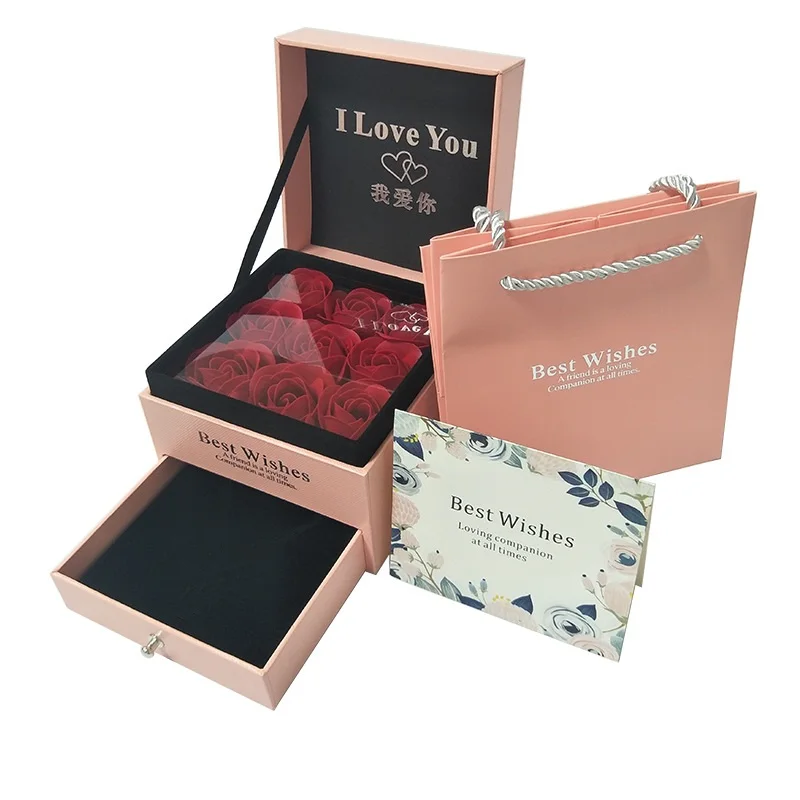 

Birthday Party Gift for Mom Girlfriend Jewelry Gift Box Rose Box Christmas Present Women's Gifts Bridesmaid gift Party favor