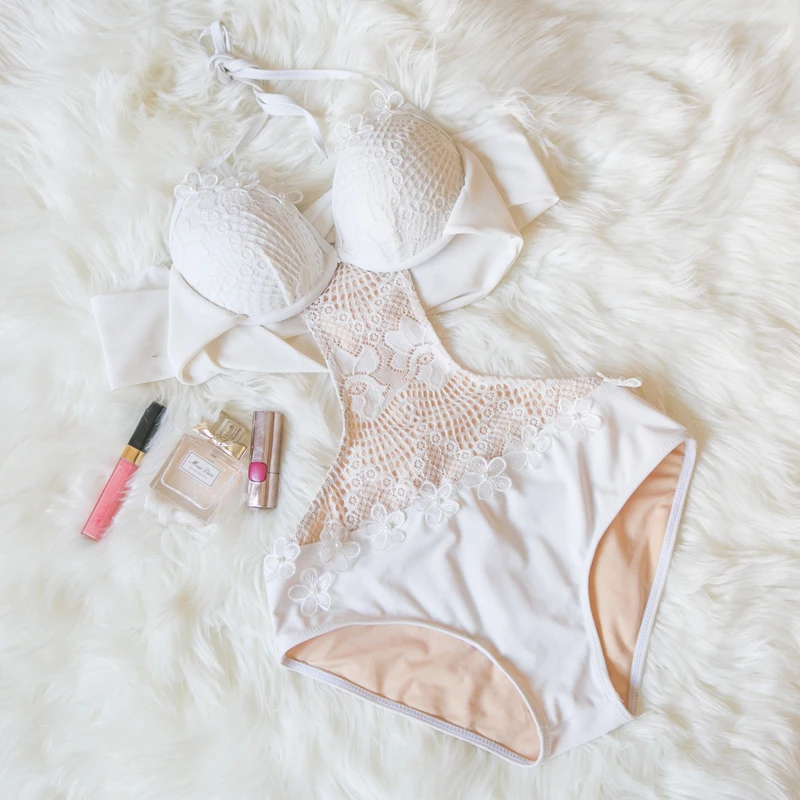 Купальный костюм для женщин one peace 2020 бикини Сексуальная кружевная блузка