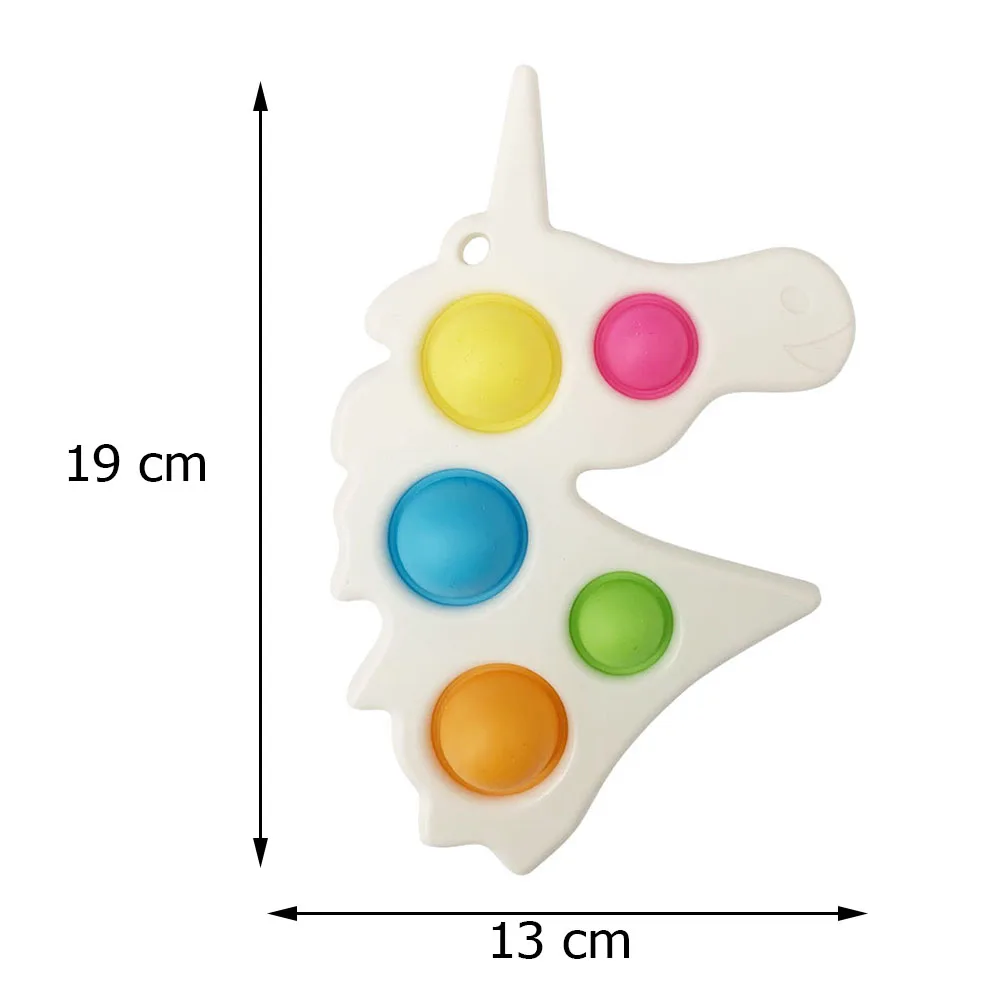 

Cute Funny Colored Push BubbleAutism Kids Educational Toys Push Bubble Sensory Toy Stress Reliever Adult Children Toys