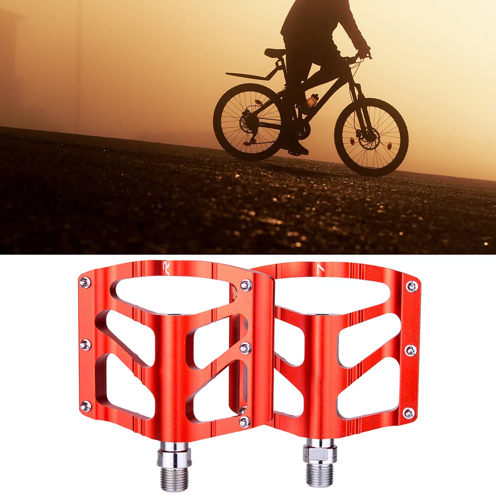 

Bike Pedals Mountain Bike Road Bike Metal Raceface Chester Pedals Wide Flat Plate Anti-Slip 1Pair Mtb Accessoires Bicicleta