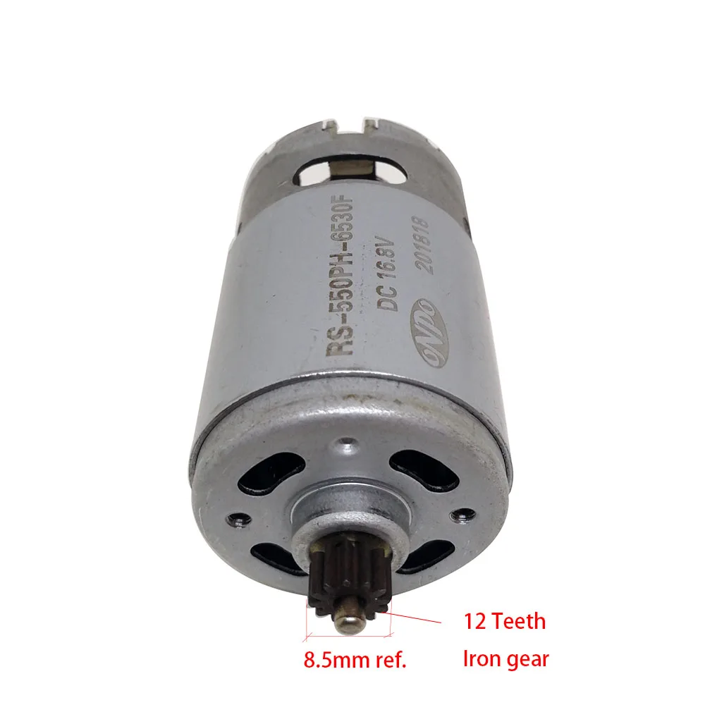 

ONPO DC16.8V 12-Teeth RS550-16.8V-5643 DC Motor Can Be Used To Cordless Impact Electric Screwdriver Drill Power Tool Parts