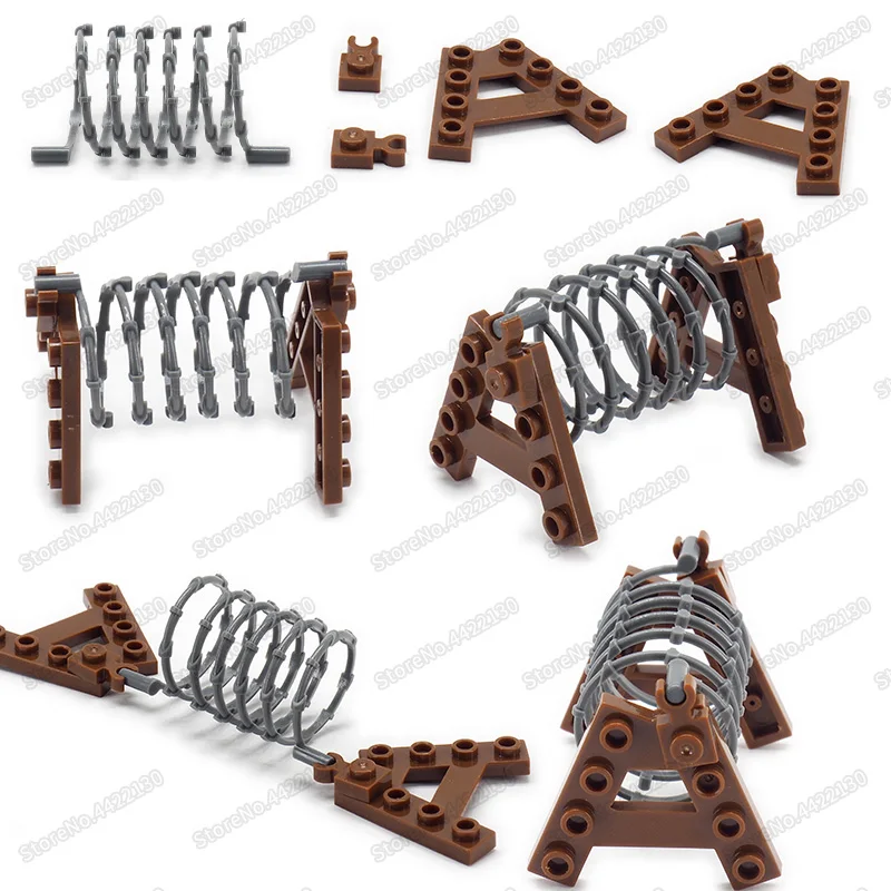 Военный Город путь строительные блоки Блок препятствий модель Moc совместимый вид