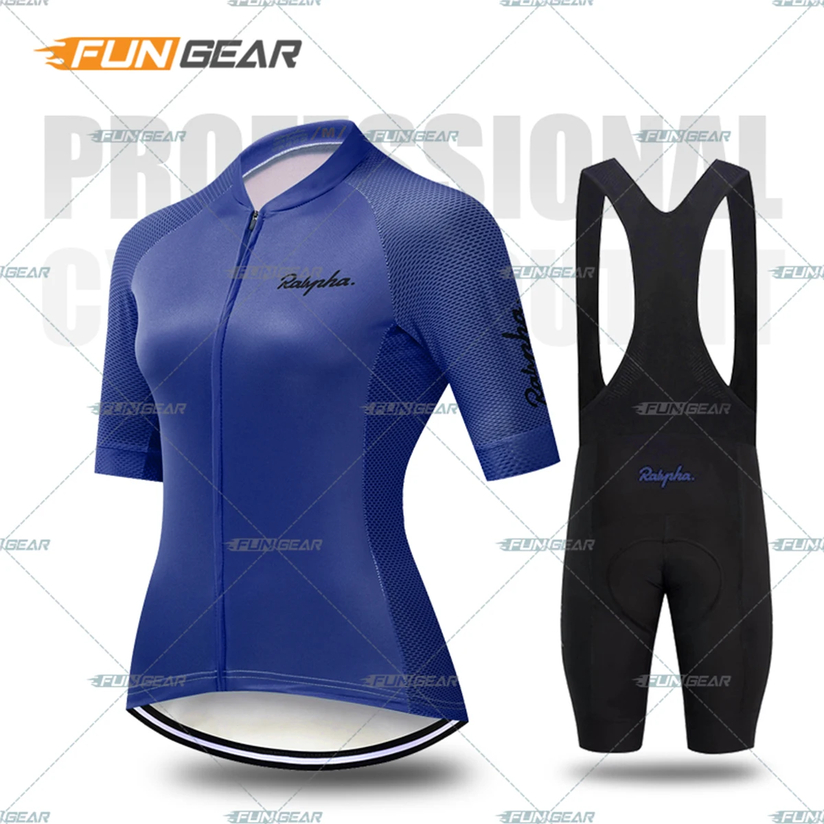 Bib Cycling Set Женская одежда для велоспорта, велосипедная майка, комплект для женщин, MTB Ropa Ciclismo, для девушек, для езды на велосипеде, повседневная одежда, для шоссейного велосипеда, нагрудник, короткие штаны, подкладка, 7 цветов - Цвет: Bib Cycling Set