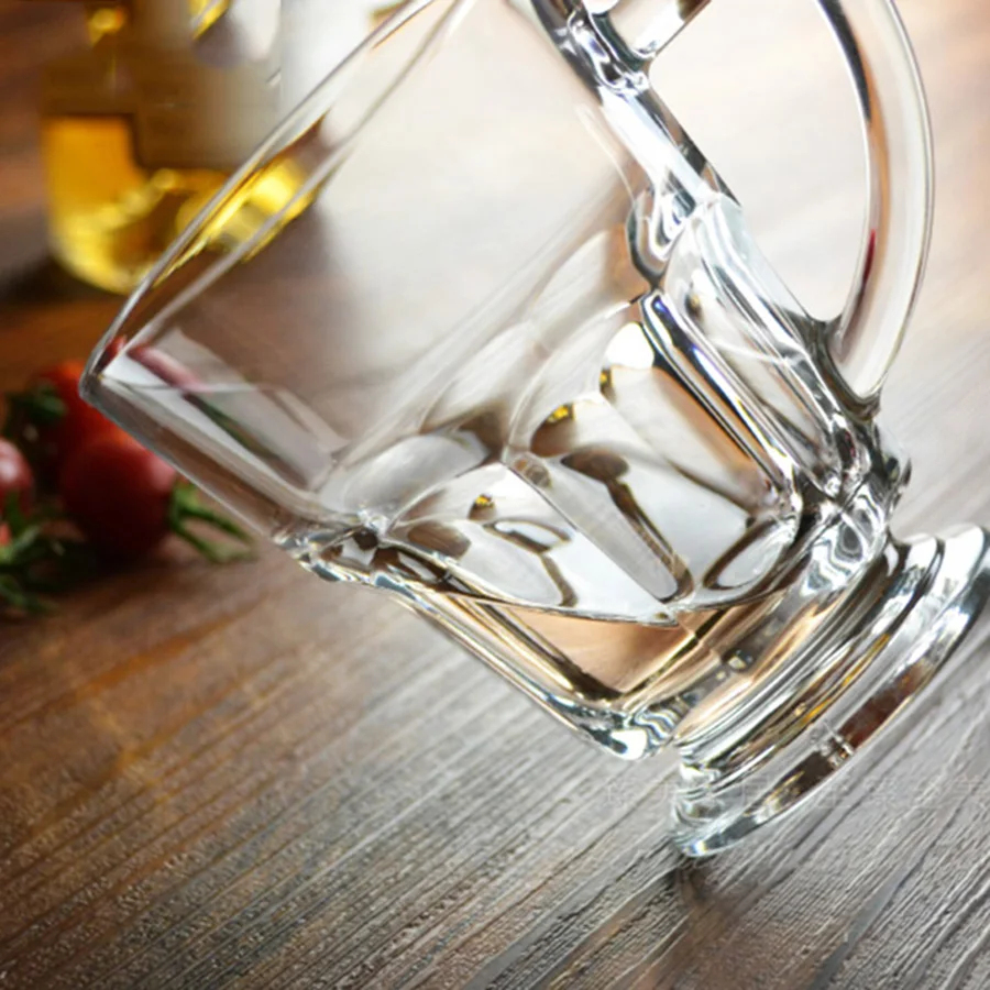 Креативная кружка кружки для напитков кофе из закаленного стекла прозрачная чая