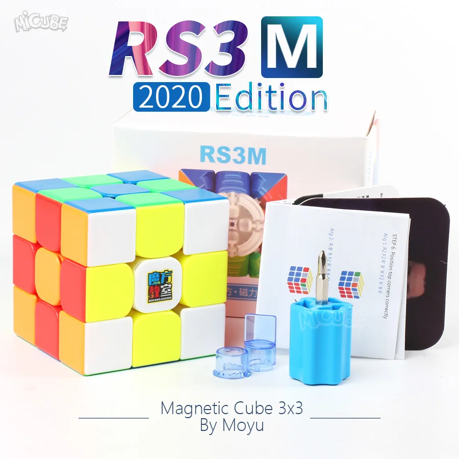 Moyu RS3M 2020 Магнитный куб RS3 M магический скоростной магнитный RS3M2020 Cubo Magico