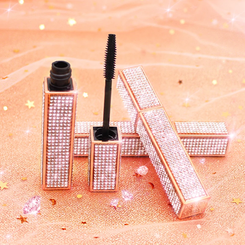 Блестящая Переливающаяся тушь для ресниц шелковое волокно оптовая продажа