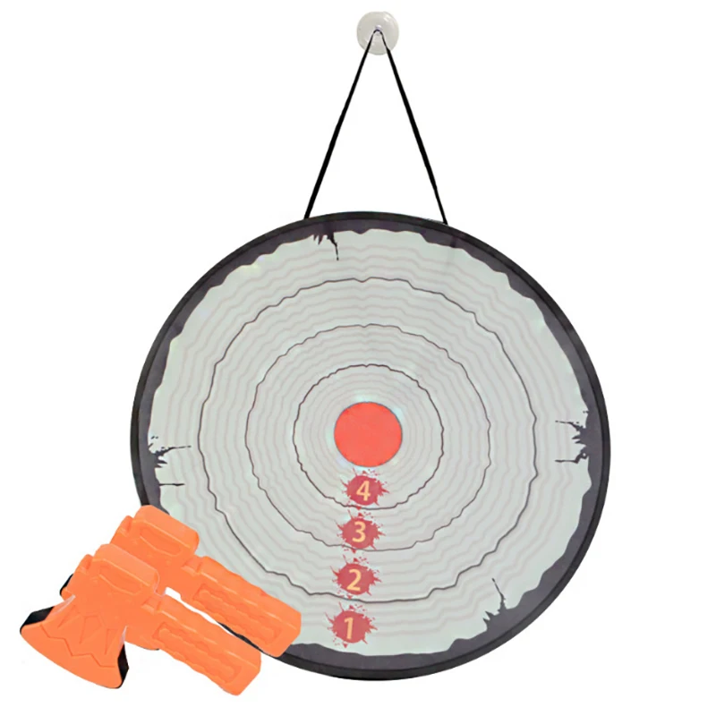 

Foam Axe Throwing Game Set for Kids and Adult with 2 Foam Axes Safe Dart Board Games Toy Competition Indoor Outdoor