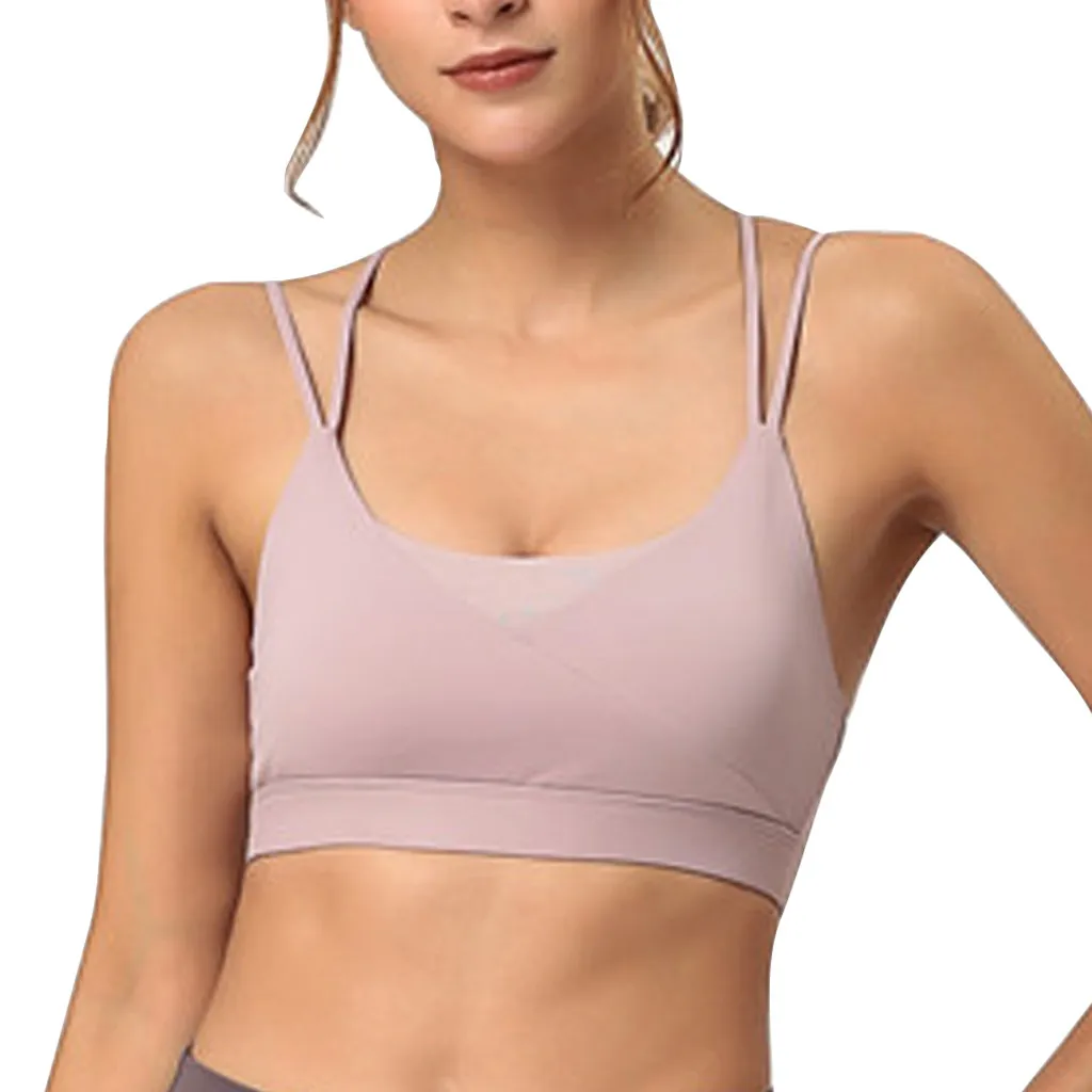 Спортивный бюстгальтер Топ пуш ап фитнес Бюстгальтер для занятий йогой Нижнее