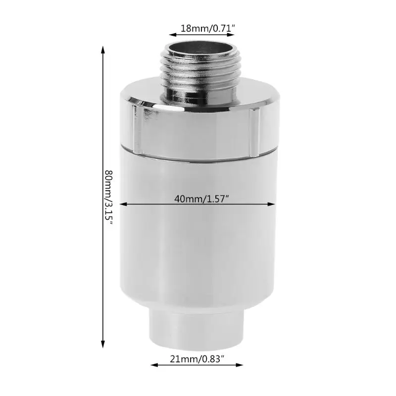 

Shower Head Filter Water Purification Connector Faucet Softener Chlorine Remover