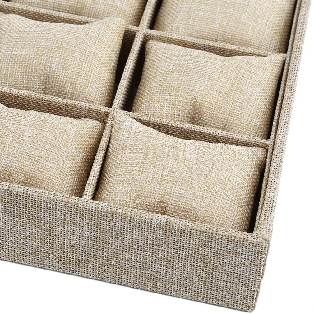 Чехол для часов с 12 сетками чехол браслета держатель ювелирных изделий контейнер