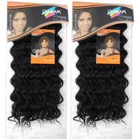 palace hair straight yaki water deep wave curly bundles weave hair weft synthetic hair extension for african women