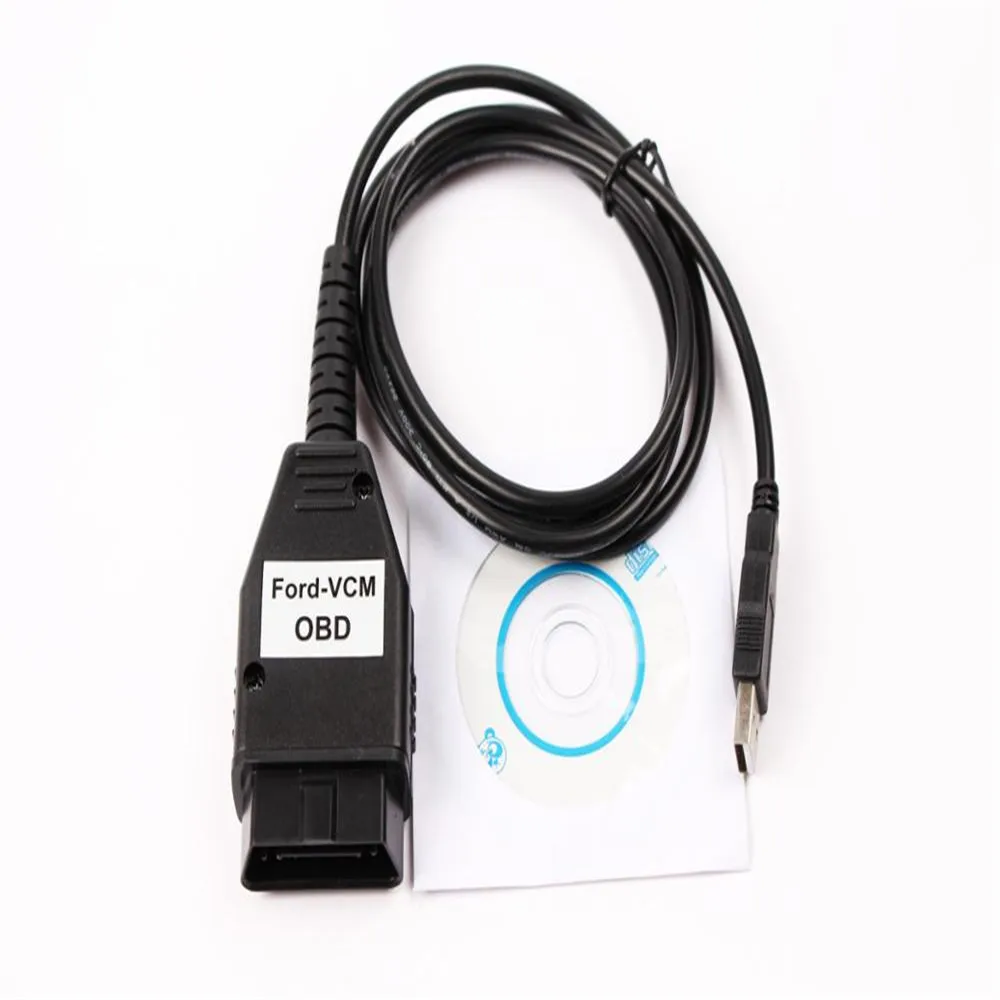 Программный диагностический USB-кабель-сканер для Fo rd VCM OBD Chip-Tuning OBD2 Car ECU