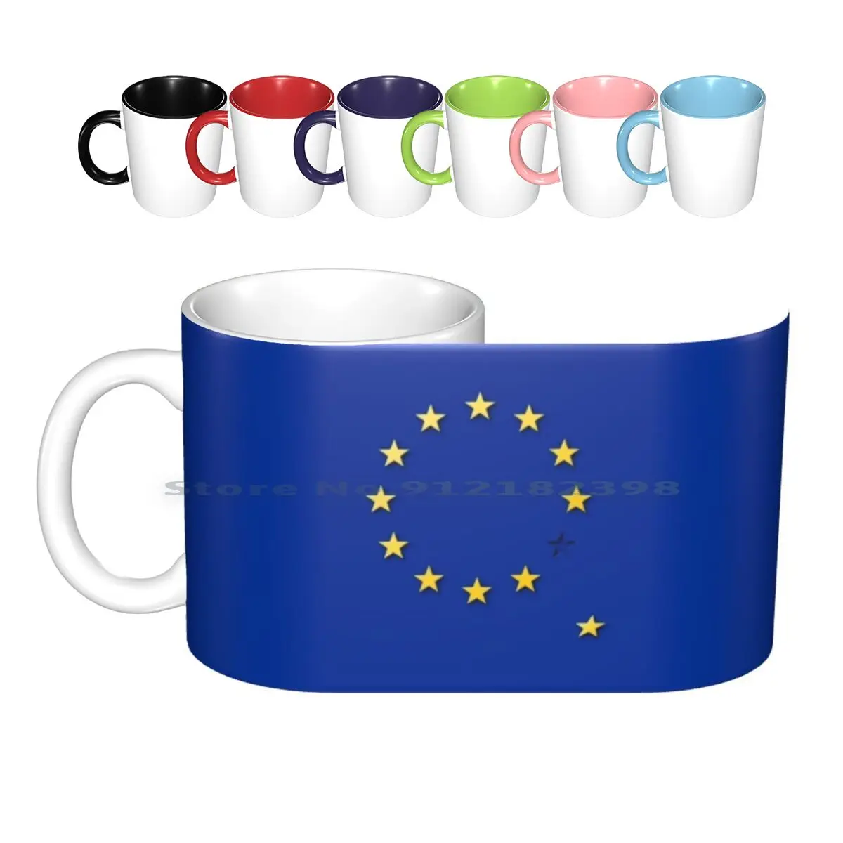 

Керамические кружки с европейской вилкой, с выходом из ЕС, кофейные чашки, Кружка для молока и чая, европейская, Лондонская, Брюссель, Берлин
