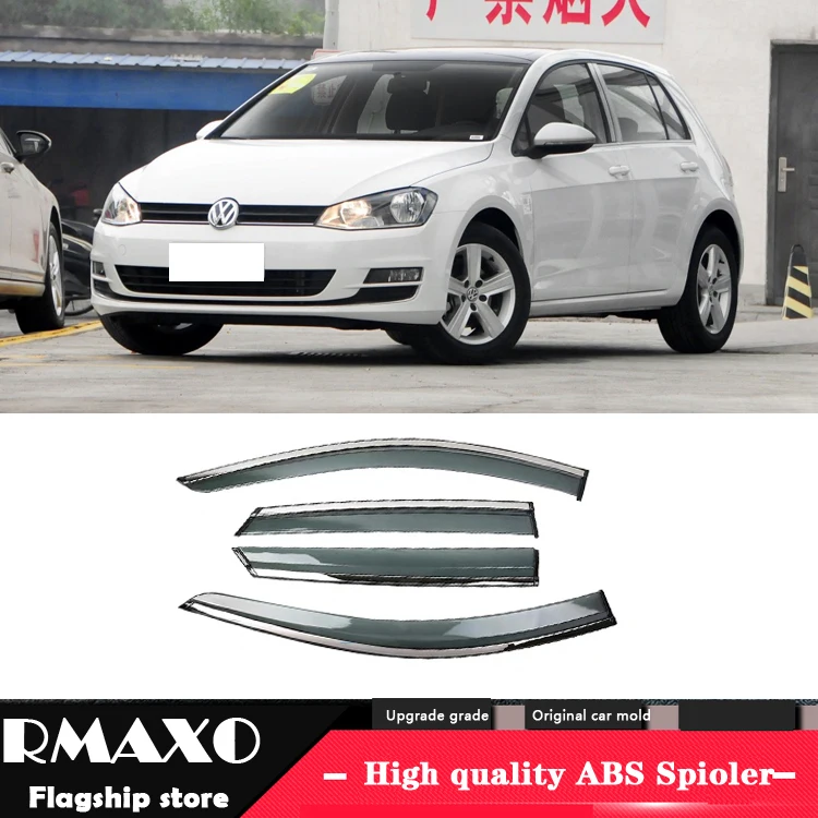 Для Volkswagen Golf 7 MK7 2014 2017 Пластиковый оконный козырек вентиляционные оттенки Защита