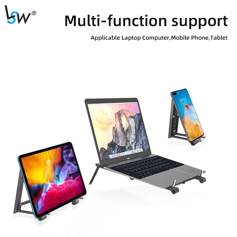 Подставка для ноутбука складная пластиковая подставка планшета охлаждающая