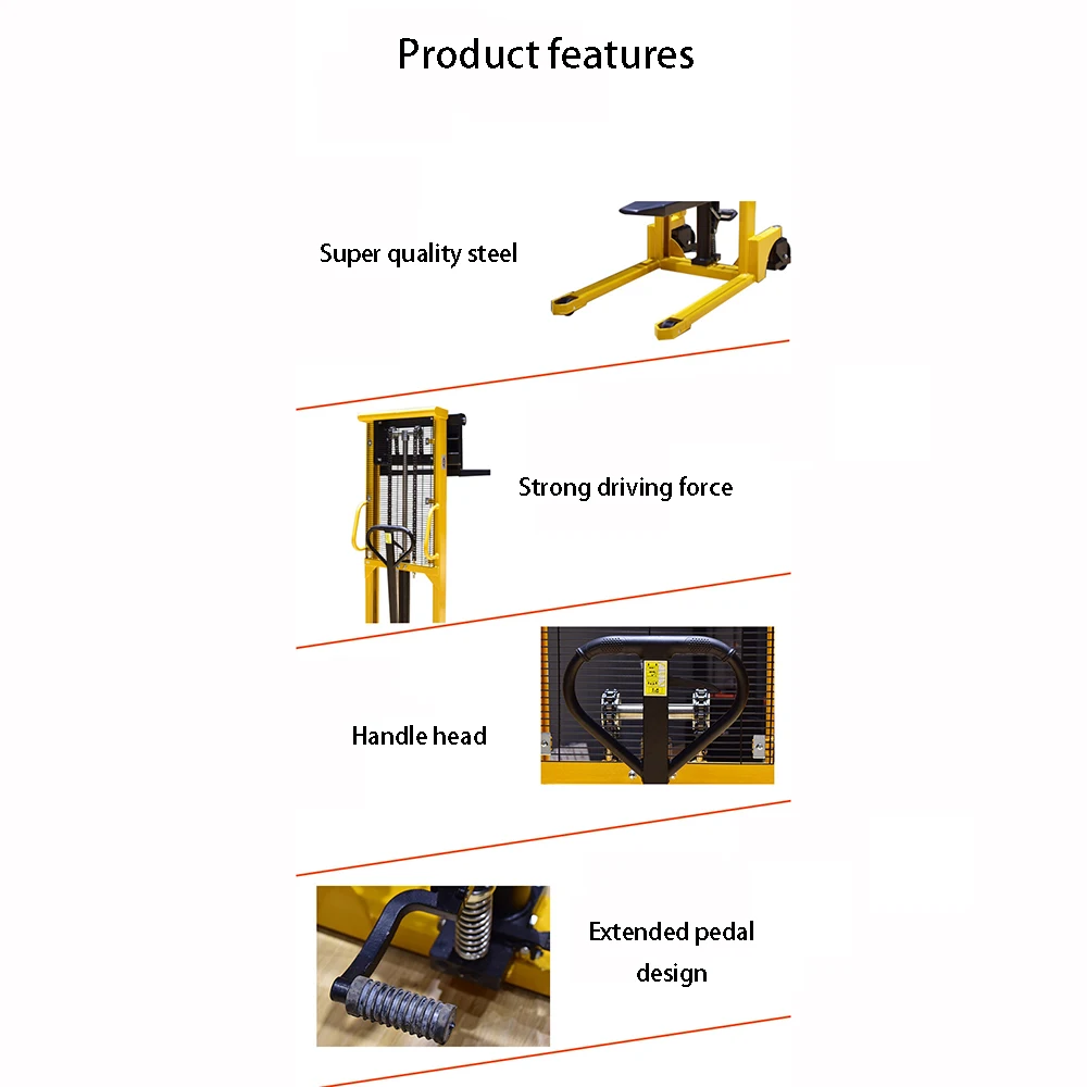 Ручной гидравлический штабелер грузовик для погрузки и разгрузки 1t1.5 t2t |