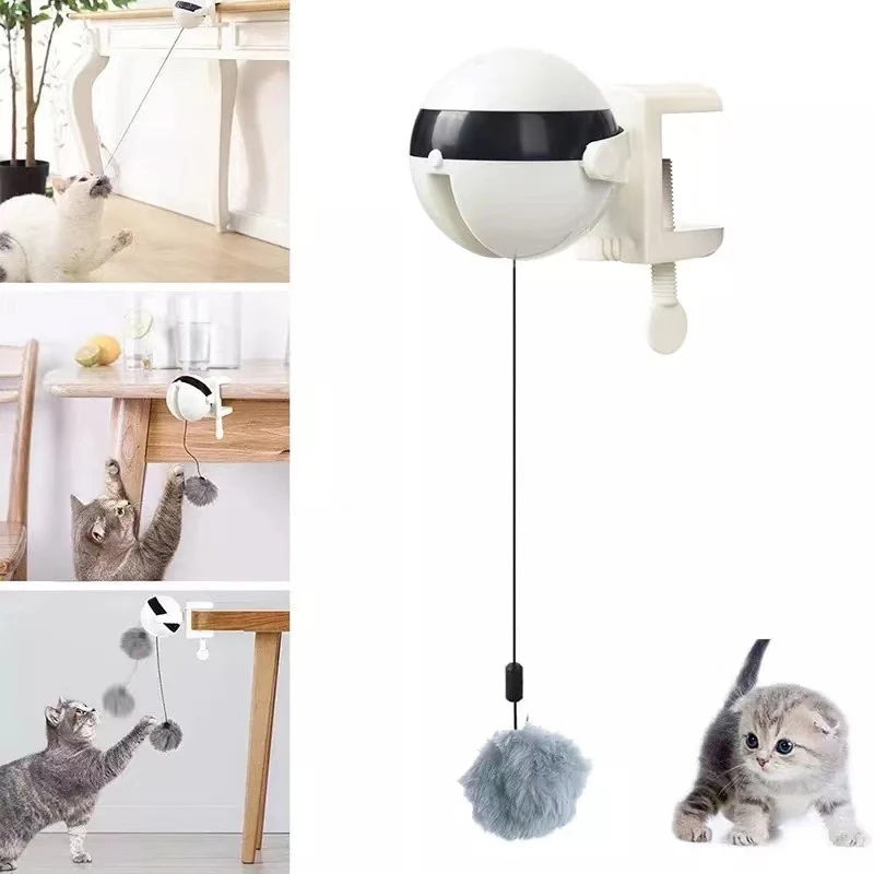 Cats Games Electric Automatic Lifting Interactive Cat Ball Toy Kitten Accessories Puzzle Smart Teaser Toys Pet Supply Lifting