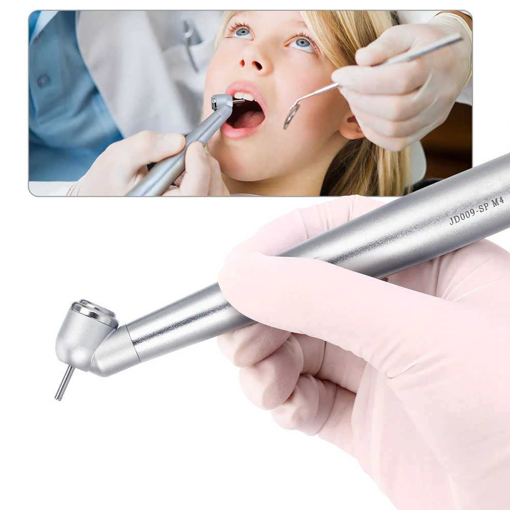 Dental 45 Degree Standard Push Button High Speed 45° Surgical Handpiece Single Way Spray 2 / 4Hole For Block Tooth/Wisdom Tooth | Красота