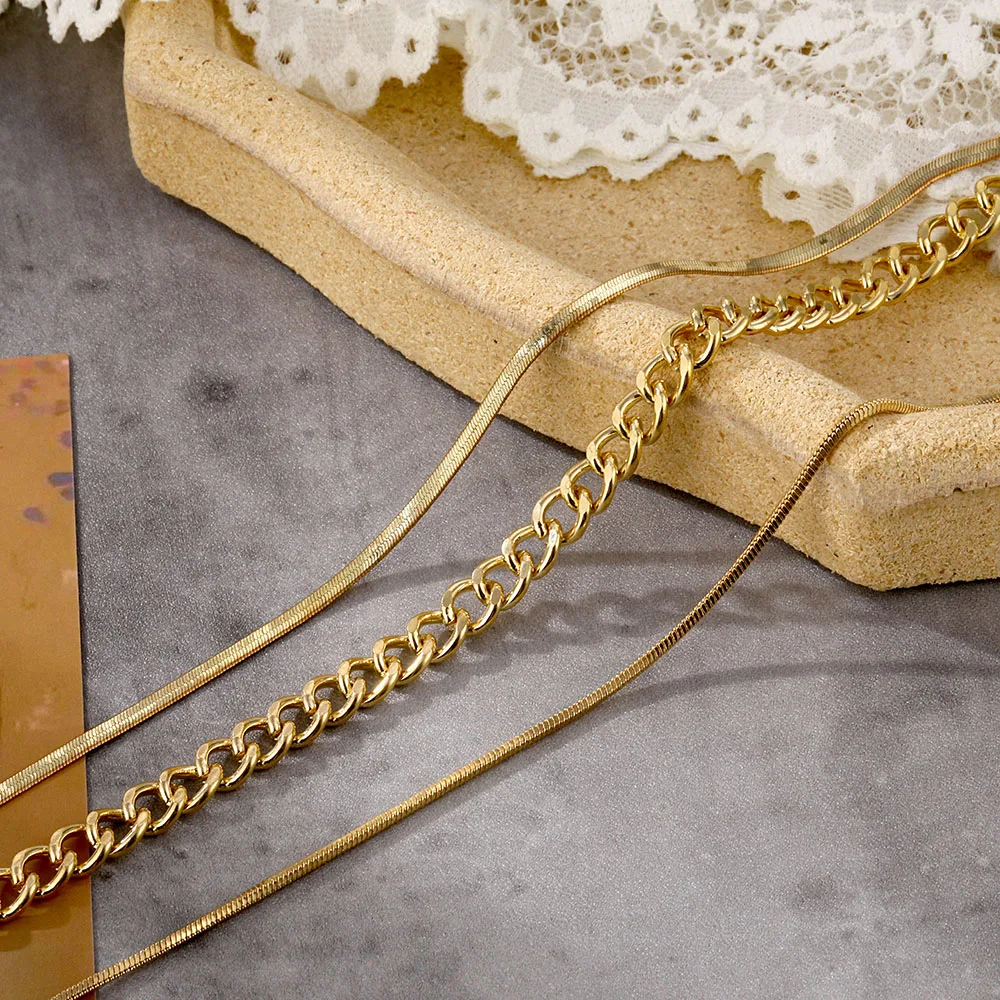 

FNIO Fashion Multi-layered Chain Necklace For Women Vintage Gold Coin Pearl Choker Sweater Necklace Party Jewelry Gift